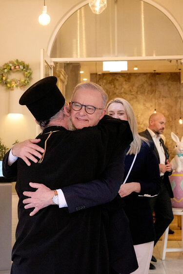 Πασχαλινό γεύμα Μακάριος