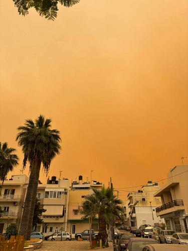 Ηράκλειο, Αφρικανική σκόνη