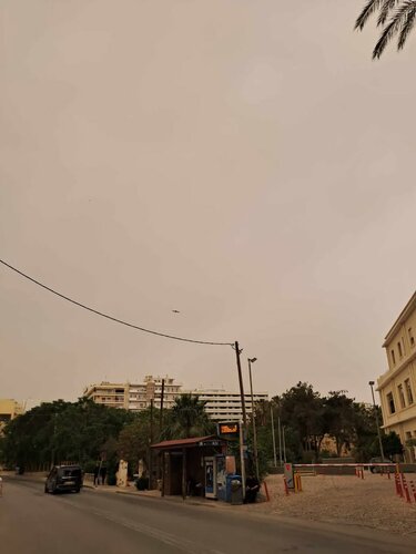 Αφρικανική σκόνη, Ηράκλειο