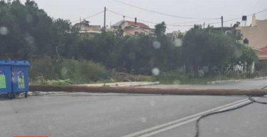 Χανιά στύλοι δρόμος