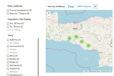 γαστρονομικός χάρτης