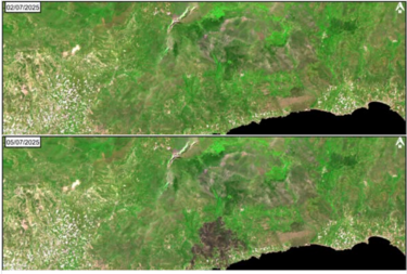 Ιεράπετρα καμένα δορυφόρος