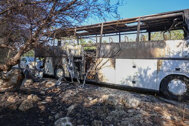 Λεωφορείο φωτιά Ηράκλειο