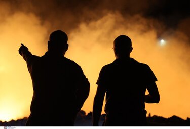 Φωτιά σε χώρο ταφής απορριμμάτων 