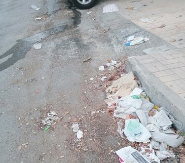 Υπόγειος κάδος, Οδός Αναλήψεως 