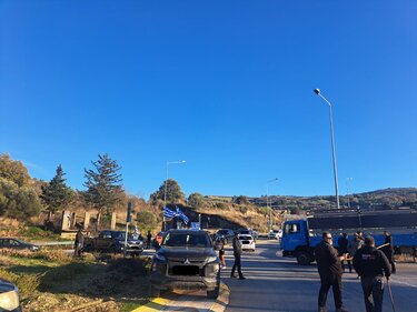 Αγία Βαρβάρα διαμαρτυρία