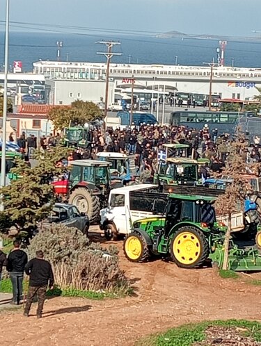 Αγρότες αεροδρομιο ηρακλειου