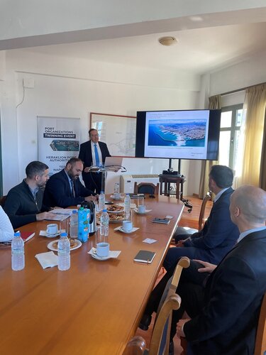 Επίσκεψη της Πρεσβείας των ΗΠΑ στο Λιμάνι Ηρακλείου 