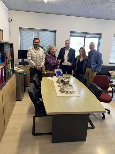 Εθιμοτυπική επίσκεψη και ανταλλαγή χριστουγεννιάτικων ευχών της Ένωσης Φοροτεχνικών ελευθέρων επαγγελματιών Νομού Ηρακλείου .