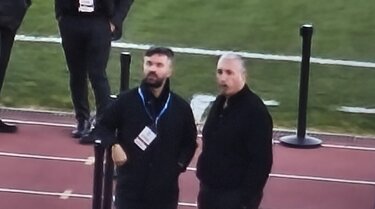 Ο Μιχάλης Μπούσης βρίσκεται ήδη στο γήπεδο