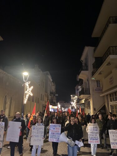Αλληλεγγύη στον λαό της Βενεζουέλας: Η ΤΕ Χανίων του ΚΚΕ στους δρόμους της πόλης