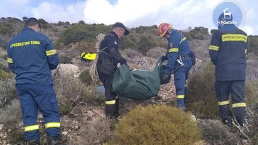 Εντοπίστηκε σκελετός γυναίκας σε δύσβατη περιοχή στη Ρόδο