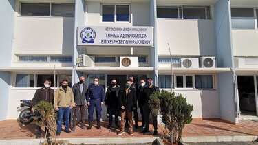 Σε υπηρεσίες της Διεύθυνσης Αστυνομίας Ηρακλείου η Ένωση Αστυνομικών Υπαλλήλων 