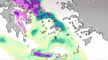 Κακοκαιρία Ελπίδα: Επιδείνωση του καιρού τις επόμενες ώρες