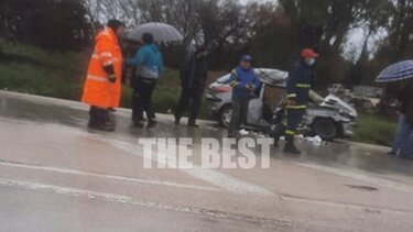 Τροχαίο στην Πατρών Πύργου - Τραυματίες μάνα και παιδί