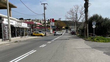 Εργασίες διαγράμμισης οδών του Δήμου Χανίων 