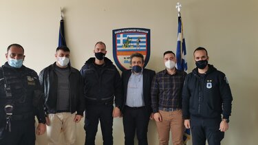 Συζήτησαν με το Ν.Ηγουμενίδη τη μη αναγνώριση του επαγγέλματος του αστυνομικού ως επικίνδυνο και ανθυγιεινό