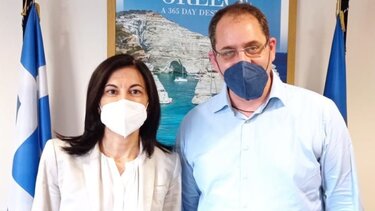 Συνάντηση του Σ. Κεφαλογιάννη με την Γ.Γ Τουριστικής Πολιτικής 