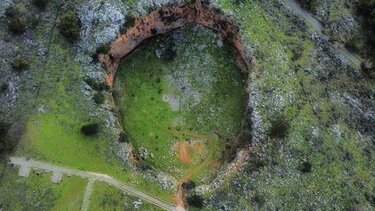 Το Βουλισμένο Αλώνι από ψηλά