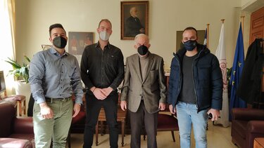 Συνάντηση Βασίλη Λαμπρινού με το νέο Δ.Σ. της Ένωσης Αστυνομικών Υπαλλήλων νομού Ηρακλείου