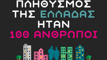 Τι θα σήμαινε αν ο πληθυσμός της Ελλάδας ήταν 100 άνθρωποι