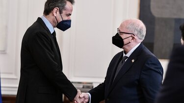 Συναντήθηκε ο πρωθυπουργός με τον πρόεδρο της Γερουσίας του Καναδά