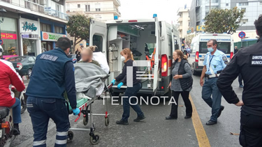 Αυτοκίνητο έπεσε πάνω σε περίπτερο - Από θαύμα δεν κινδύνευσαν ζωές