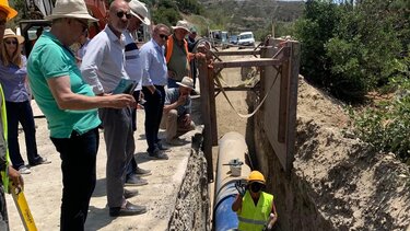 Σε εξέλιξη το έργο της προσαγωγού διώρυγας του Μύρτου- Φράγματος Μπραμιανού