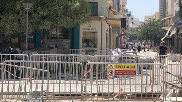 Λείπουν τα υλικά για την ολοκλήρωση των έργων στο κέντρο… το φιλότιμο; 