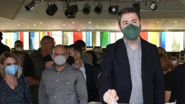 Ψήφισε ο Ν. Ανδρουλάκης: Ικανοποίηση για τη συμμετοχή στη διαδικασία 