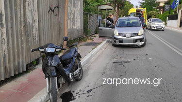 Τροχαίο ατύχημα στη Χαλέπα 