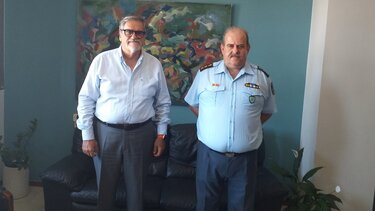 Συνάντηση Ζερβού με τον νέο Αστυνομικό Διευθυντή Λασιθίου