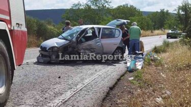 Τροχαίο με έναν τραυματία στην Αμφίκλεια 