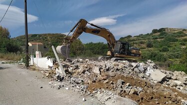 Δήμος Μινώα: Βήμα-βήμα η διαδικασία κατεδάφισης ετοιμόρροπων κτισμάτων