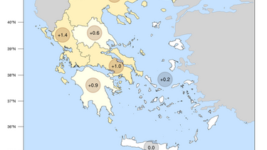 Κάτω από τον μέσο όρο οι θερμοκρασίες στην Κρήτη, το φετινό Μάιο