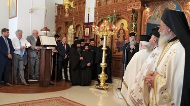 Στη Δοξολογία για τα Ονομαστήρια του Σεβασμιοτάτου Μητροπολίτη Ιεραπύτνης Σητείας ο Αντιπεριφερειάρχης Λασιθίου