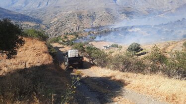 Φωτιές στο Ρέθυμνο: Υποψίες για δύο πρόσωπα - Σε εξέλιξη οι έρευνες 