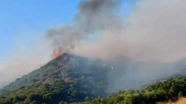 Μεγάλη η μάχη στα μέτωπα των πυρκαγιών