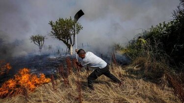 Κλιμάκιο του ΚΚΕ σε πυρόπληκτα χωριά του Δήμου Φαιστού