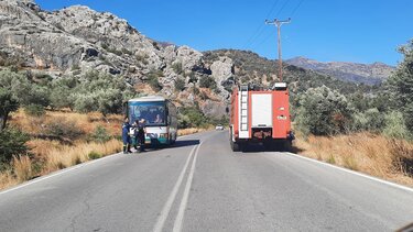 Πυρκαγιά στο νότιο Ρέθυμνο: Εφιαλτικός ο φόβος των αναζωπυρώσεων