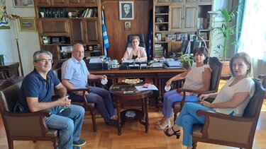 Εθιμοτυπική συνάντηση μεταξύ του νέου προεδρείου των Μηχανικών Δημοσίου Δυτικής Κρήτης και της Αντιπεριφερειάρχη Ρεθύμνης