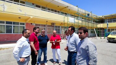 «Τρέχουν» οι ενεργειακές αναβαθμίσεις στα σχολεία Τυλίσου και Ροδιάς 