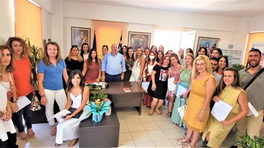 Το καλωσόρισμα του Μ. Μπελαδάκη στους νεοδιόριστους εκπαιδευτικούς