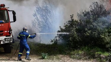 Φωτιά στο Άγιο Όρος: Συνεχίζεται η μάχη με τις φλόγες