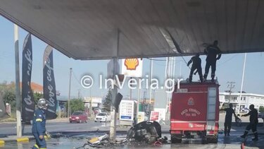 Συνελήφθη ο οδηγός της νταλίκας που έπεσε σε βενζινάδικο προκαλώντας φωτιά