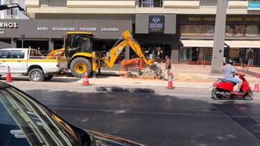 Μέχρι το απόγευμα της Παρασκευής κλειστό το τμήμα της Λεωφόρου Δημοκρατίας