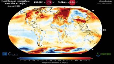 Αύγουστος 2022: Ο πιο θερμός από το 1979 για την Ευρώπη