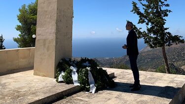 Στις εκδηλώσεις για την επέτειο του Ολοκαυτώματος της Βιάννου ο Χ. Μαμουλάκης