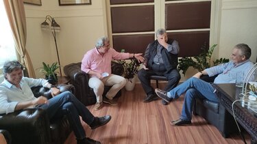 Με τον αντιπεριφερειάρχη Χανίων συναντήθηκε ο Παύλος Πολάκης