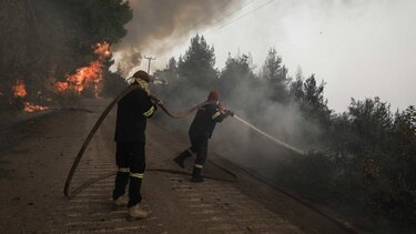 Μεγάλη επιχείρηση της Πυροσβεστικής στο Ρέθυμνο